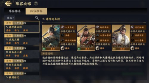 战地无疆阵容搭配1